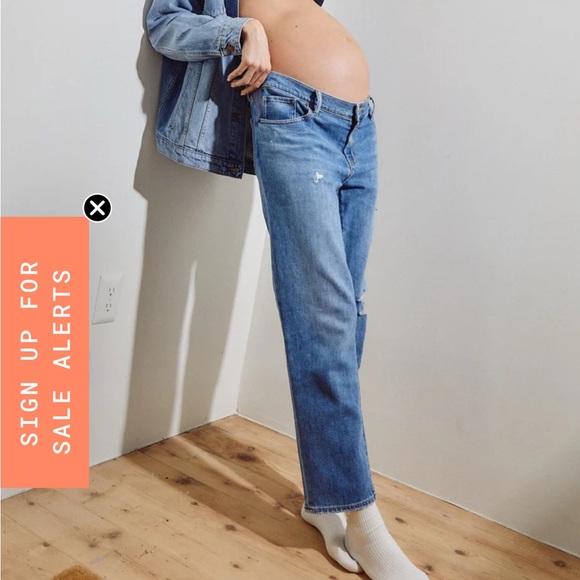 Hatch Boyfriend Maternity Jeans - Picture 1 of 4